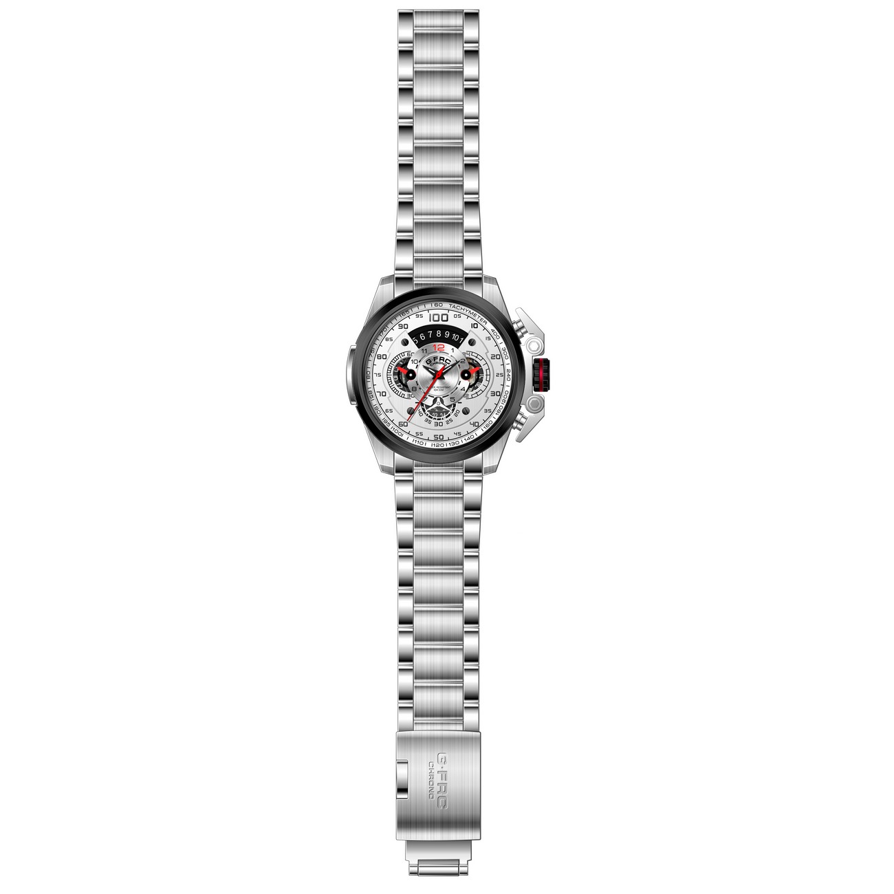 Reloj G-force Original H3633g Cronografo Blanco + Estuche